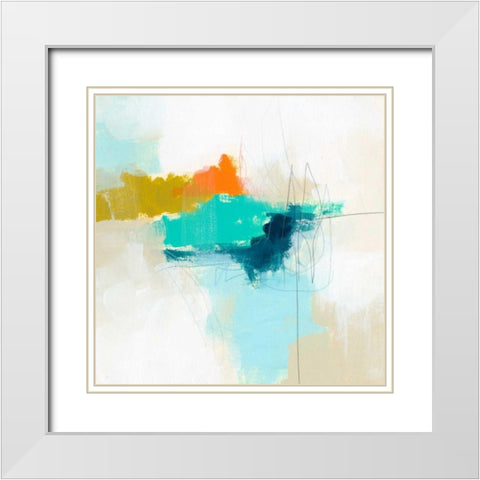 Atmospheric I White Modern Wood Framed Art Print with Double Matting by Vess, June Erica