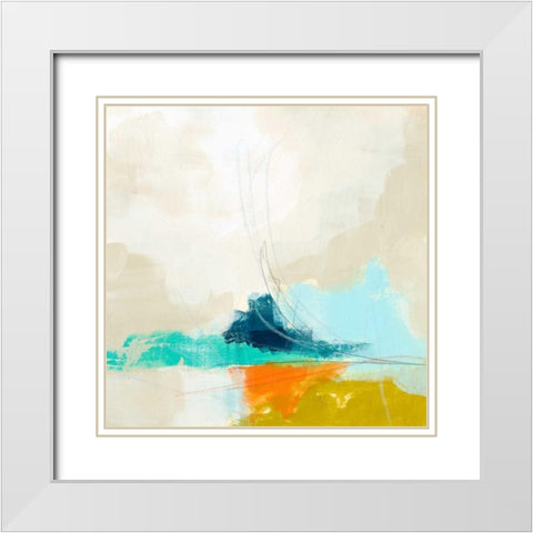Atmospheric III White Modern Wood Framed Art Print with Double Matting by Vess, June Erica