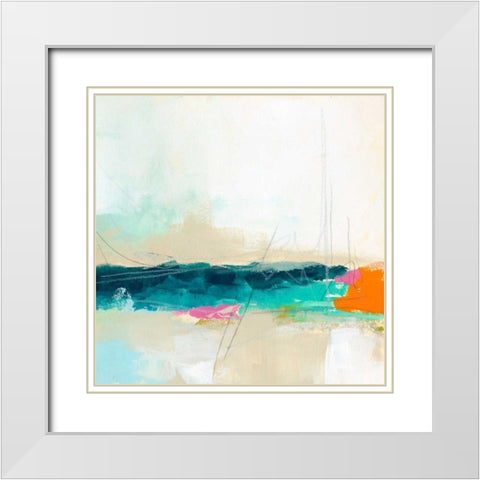 Atmospheric VIII White Modern Wood Framed Art Print with Double Matting by Vess, June Erica