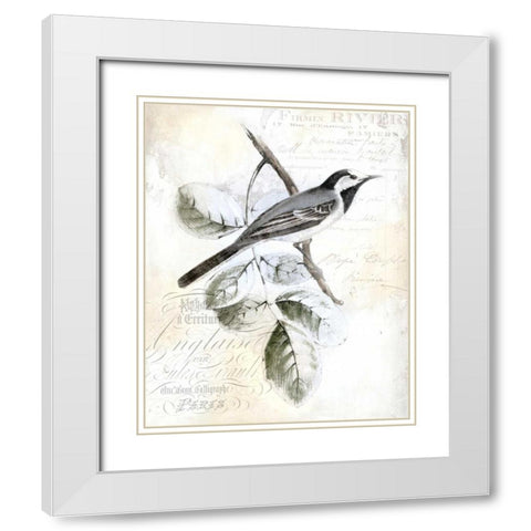 Rustic Gould I White Modern Wood Framed Art Print with Double Matting by Studio W