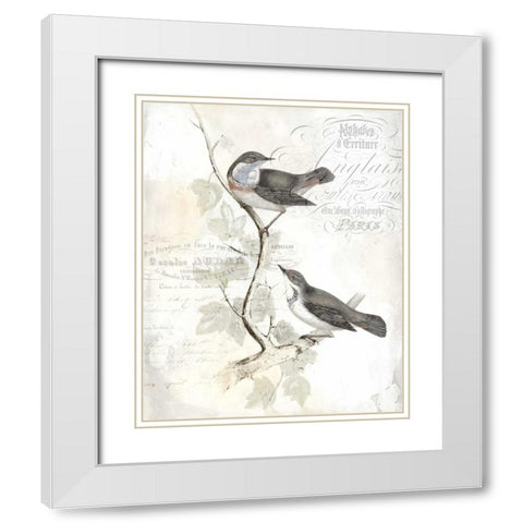 Rustic Gould IV White Modern Wood Framed Art Print with Double Matting by Studio W