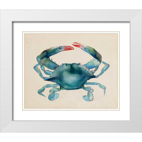 Sea Dweller III White Modern Wood Framed Art Print with Double Matting by Popp, Grace