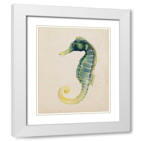 Sea Dweller V White Modern Wood Framed Art Print with Double Matting by Popp, Grace