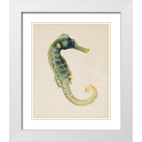 Sea Dweller VI White Modern Wood Framed Art Print with Double Matting by Popp, Grace