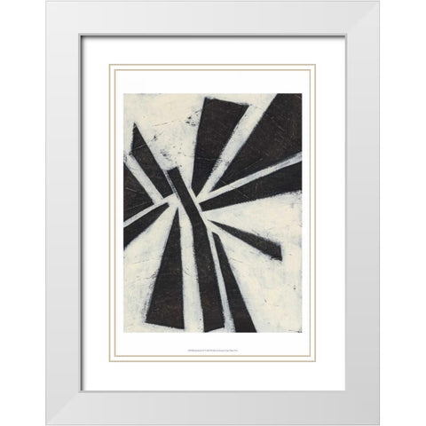 Symbiotic IV White Modern Wood Framed Art Print with Double Matting by Vess, June Erica