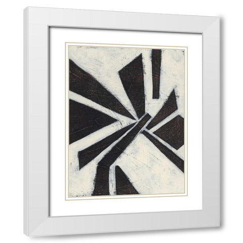 Symbiotic VI White Modern Wood Framed Art Print with Double Matting by Vess, June Erica