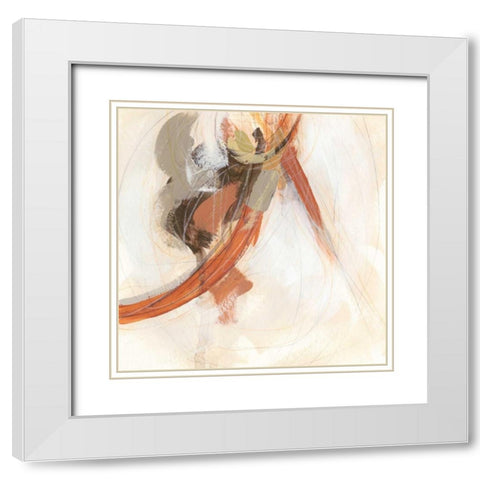 Upstage IV White Modern Wood Framed Art Print with Double Matting by Vess, June Erica