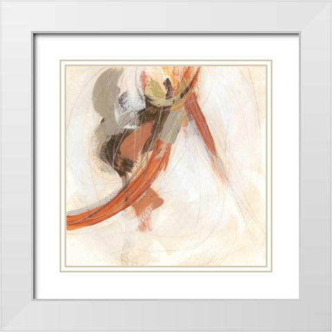 Upstage IV White Modern Wood Framed Art Print with Double Matting by Vess, June Erica