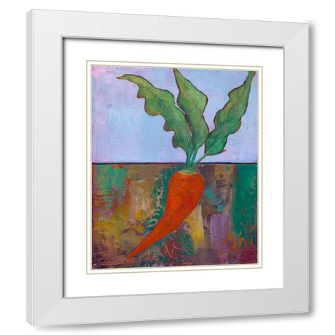 Veggie Garden VII White Modern Wood Framed Art Print with Double Matting by Altug, Mehmet