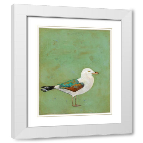 Vibrant Shorebird II White Modern Wood Framed Art Print with Double Matting by Altug, Mehmet