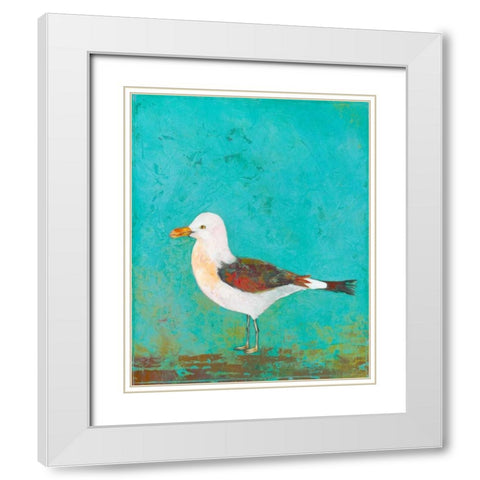 Vibrant Shorebird III White Modern Wood Framed Art Print with Double Matting by Altug, Mehmet
