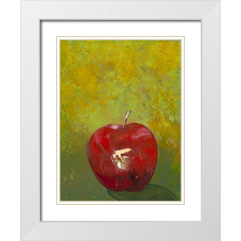 Bold Fruit I White Modern Wood Framed Art Print with Double Matting by Altug, Mehmet
