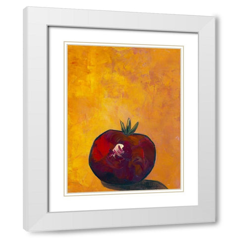 Bold Fruit III White Modern Wood Framed Art Print with Double Matting by Altug, Mehmet