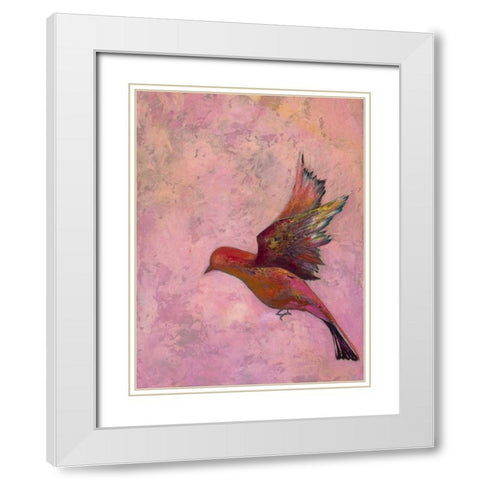 Bright Wings III White Modern Wood Framed Art Print with Double Matting by Altug, Mehmet