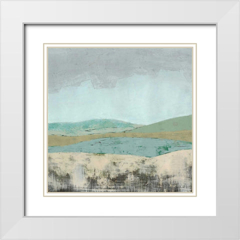 Pastel Mooreland II White Modern Wood Framed Art Print with Double Matting by Popp, Grace