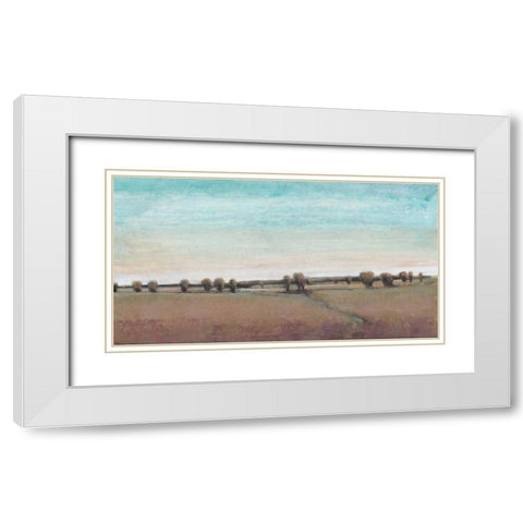 Rural Retreat I White Modern Wood Framed Art Print with Double Matting by OToole, Tim