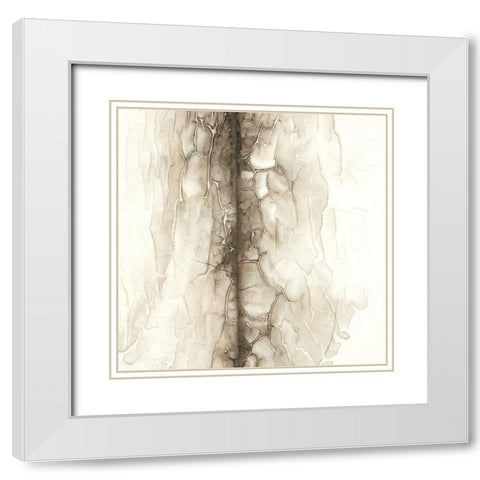 Infrared Memory V White Modern Wood Framed Art Print with Double Matting by Stramel, Renee W.