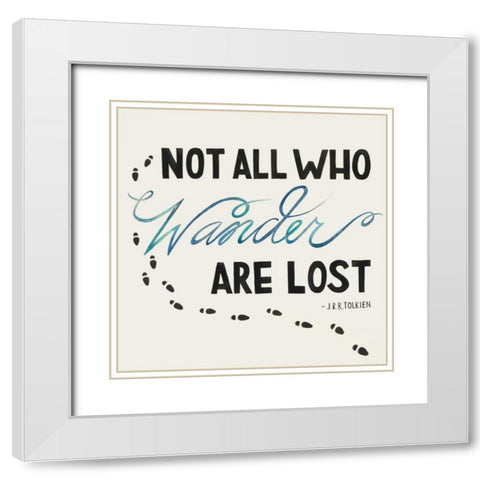 Road Trip III White Modern Wood Framed Art Print with Double Matting by Popp, Grace