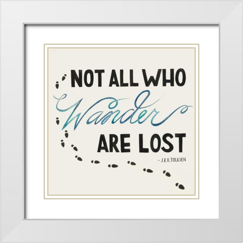 Road Trip III White Modern Wood Framed Art Print with Double Matting by Popp, Grace