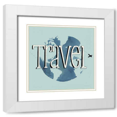 Road Trip IV White Modern Wood Framed Art Print with Double Matting by Popp, Grace