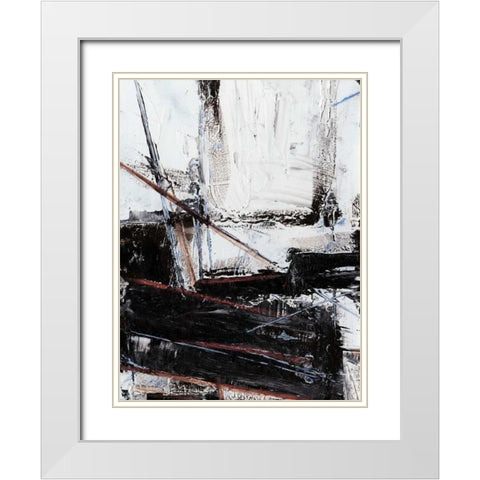 Cloud to Ground I White Modern Wood Framed Art Print with Double Matting by Harper, Ethan