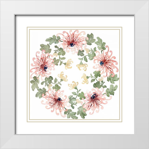 Watercolor Motif II White Modern Wood Framed Art Print with Double Matting by Popp, Grace