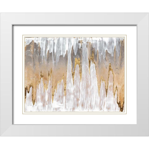 Infinite White White Modern Wood Framed Art Print with Double Matting by Stramel, Renee W.