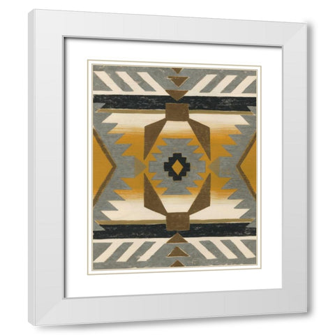 River Canyon I White Modern Wood Framed Art Print with Double Matting by Zarris, Chariklia