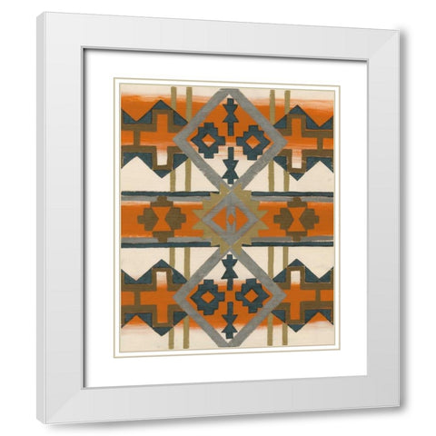 River Canyon IV White Modern Wood Framed Art Print with Double Matting by Zarris, Chariklia