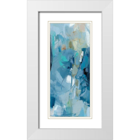 Summer Fields II White Modern Wood Framed Art Print with Double Matting by Long, Christina