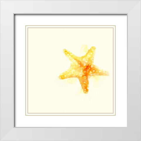 Tidal Impressions III White Modern Wood Framed Art Print with Double Matting by Vess, June Erica