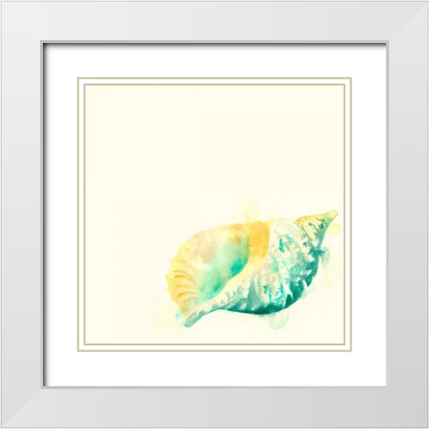 Tidal Impressions V White Modern Wood Framed Art Print with Double Matting by Vess, June Erica