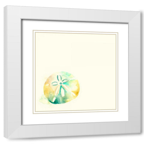 Tidal Impressions VII White Modern Wood Framed Art Print with Double Matting by Vess, June Erica