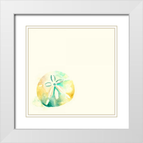 Tidal Impressions VII White Modern Wood Framed Art Print with Double Matting by Vess, June Erica