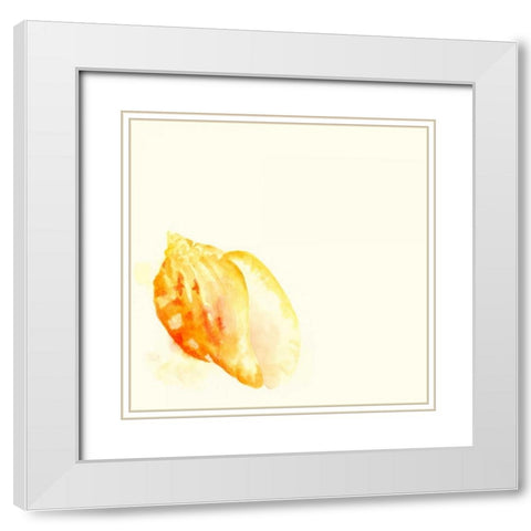 Tidal Impressions VIII White Modern Wood Framed Art Print with Double Matting by Vess, June Erica