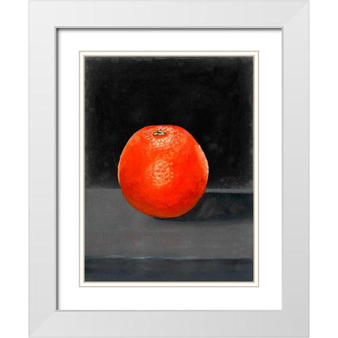 Fruit on Shelf II White Modern Wood Framed Art Print with Double Matting by McCavitt, Naomi