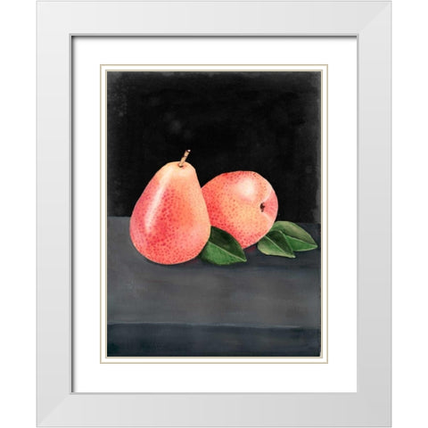 Fruit on Shelf VI White Modern Wood Framed Art Print with Double Matting by McCavitt, Naomi