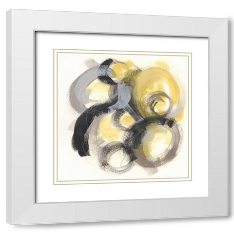 Neutron II White Modern Wood Framed Art Print with Double Matting by Vess, June Erica
