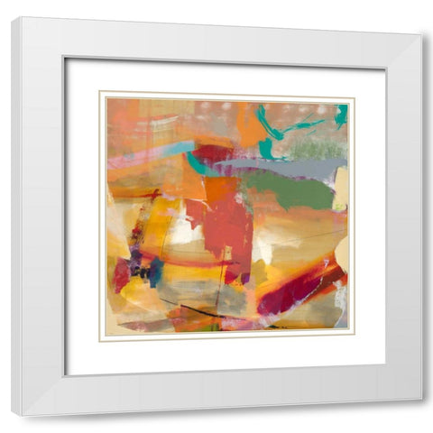 Observation II White Modern Wood Framed Art Print with Double Matting by Jasper, Sisa