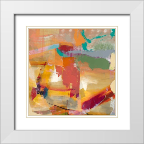 Observation II White Modern Wood Framed Art Print with Double Matting by Jasper, Sisa