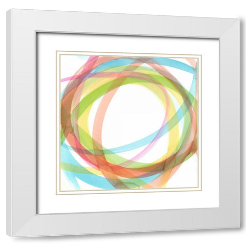 Full Color I White Modern Wood Framed Art Print with Double Matting by Meagher, Megan