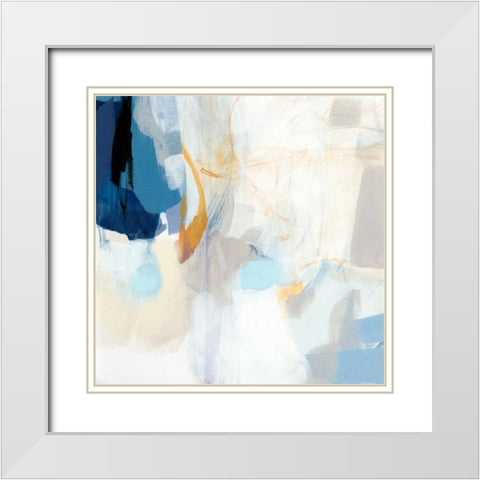 Lost at Sea White Modern Wood Framed Art Print with Double Matting by Long, Christina