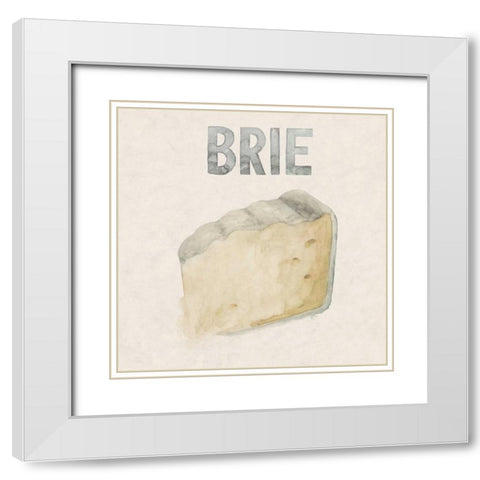 Fromage III White Modern Wood Framed Art Print with Double Matting by Popp, Grace