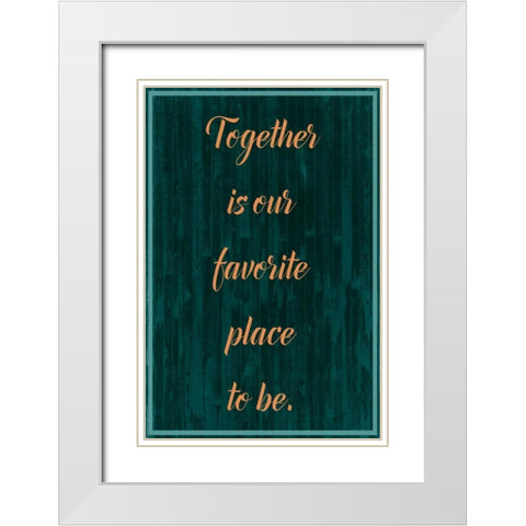 Spice Family Rules II White Modern Wood Framed Art Print with Double Matting by Popp, Grace