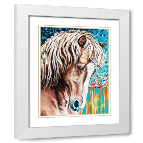 Wild at Heart II White Modern Wood Framed Art Print with Double Matting by Vitaletti, Carolee