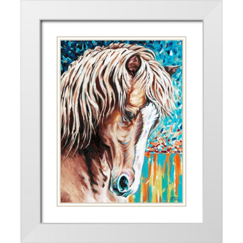 Wild at Heart II White Modern Wood Framed Art Print with Double Matting by Vitaletti, Carolee