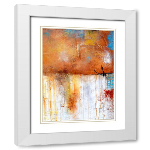November Rain II White Modern Wood Framed Art Print with Double Matting by Ashley, Erin