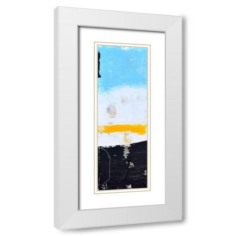 Distance I White Modern Wood Framed Art Print with Double Matting by Ashley, Erin