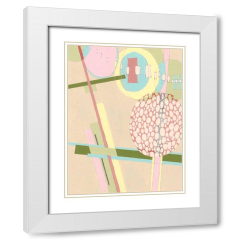 Elevated Pod I White Modern Wood Framed Art Print with Double Matting by Galapon, Nikki