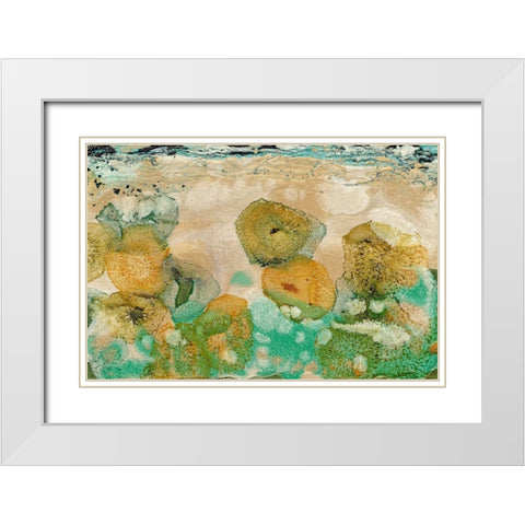 Beneath the Waves I White Modern Wood Framed Art Print with Double Matting by Ludwig, Alicia